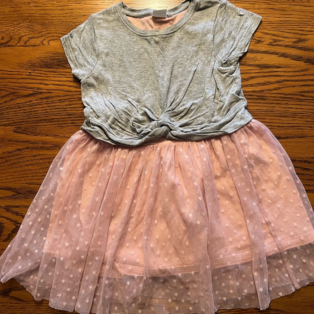 Next Gray and Pink Tulle Dress